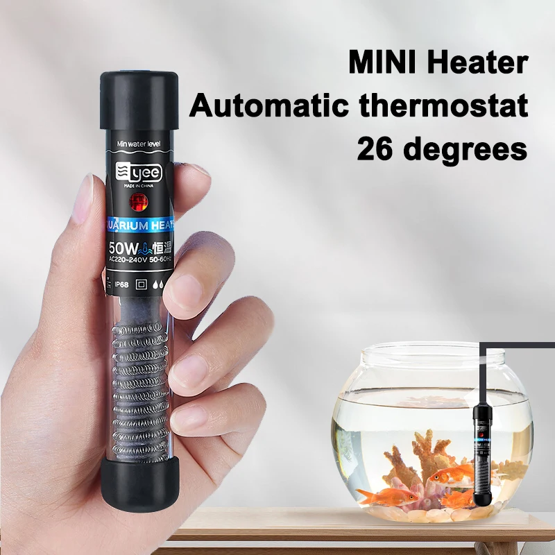 Нагревательный стержень для аквариума, автоматический термостат для небольшого аквариума, боевой аквариум, черепаха, нагревательный стержень, мини-нагреватель для аквариума с низкой водой
Нагревательный стержень для аквариума, автоматический термостат для небольшого аквариума, боевой аквариум, черепаха, нагревательный стержень, мини-нагреватель для аквариума с низкой водой