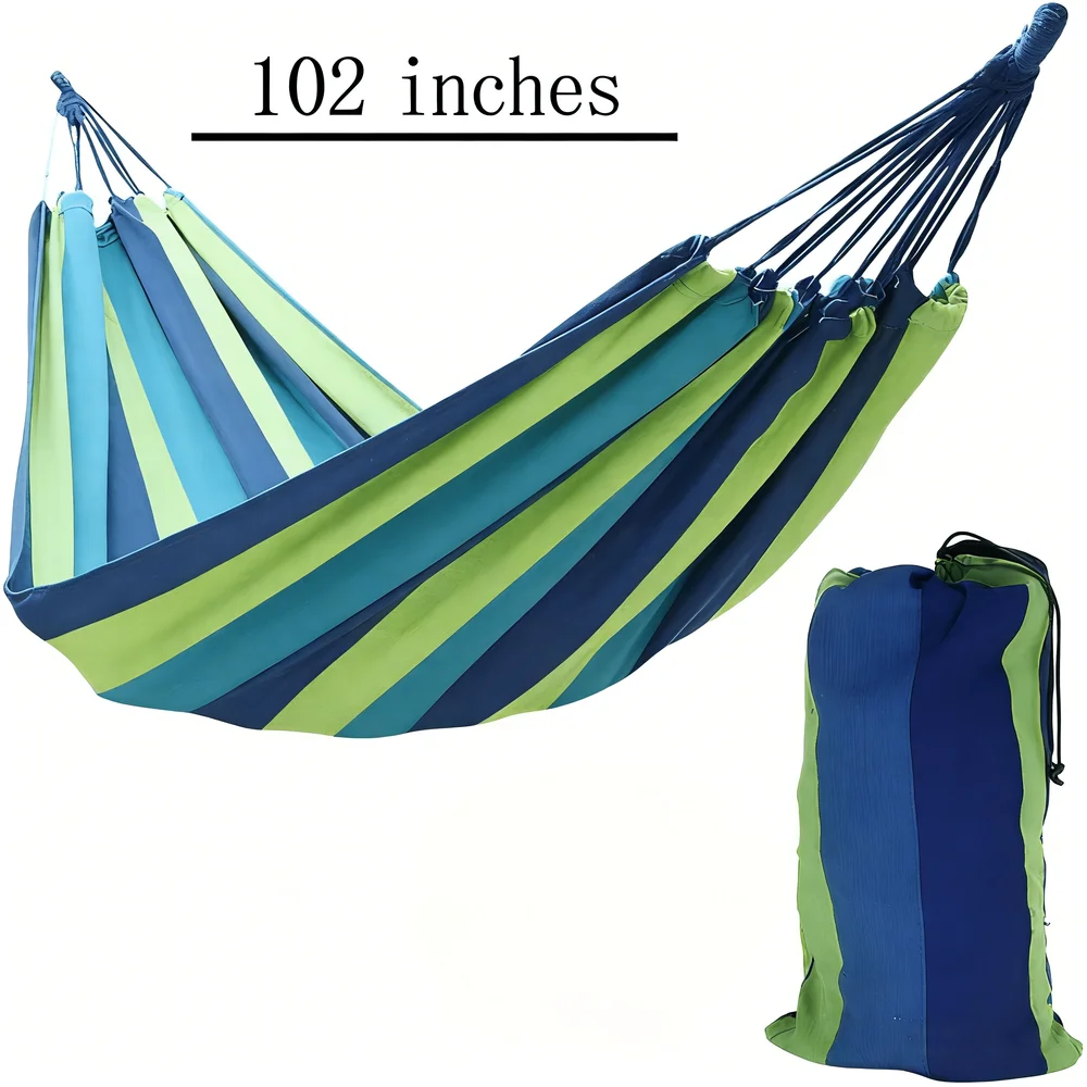 Camping Hammock DualColor Nylon Material, Waterproof And Breathable, Lightweight And Easy To Store, Quick To Install, With A Lo
Camping Hammock DualColor Nylon Material, Waterproof And Breathable, Lightweight And Easy To Store, Quick To Install, With A Lo