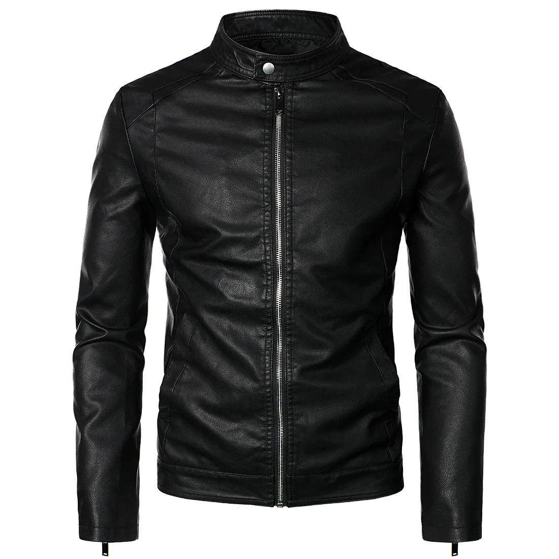 Brand Clothing Men Faux Leather Jacket Motorcycle Men's Jackets Black Casual Fashion Outwear Male PU Leather Coats Mens S-5XL
Brand Clothing Men Faux Leather Jacket Motorcycle Men's Jackets Black Casual Fashion Outwear Male PU Leather Coats Mens S-5XL