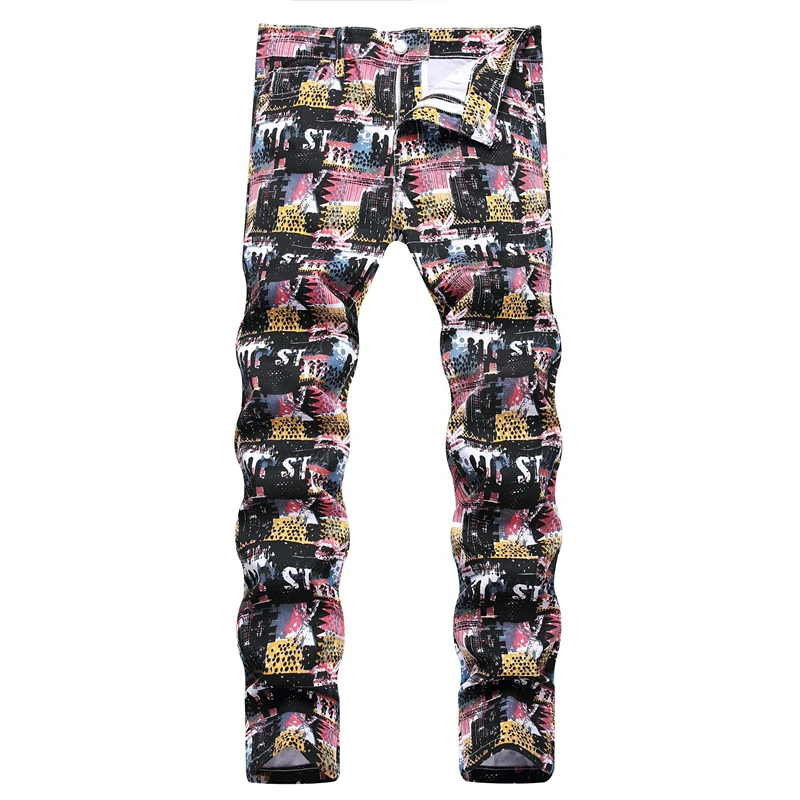 Street Print Fashion Personality Flower Trousers Mid-Waist Elastic Hundred Tower Jeans Slim Pencil Pants
Street Print Fashion Personality Flower Trousers Mid-Waist Elastic Hundred Tower Jeans Slim Pencil Pants