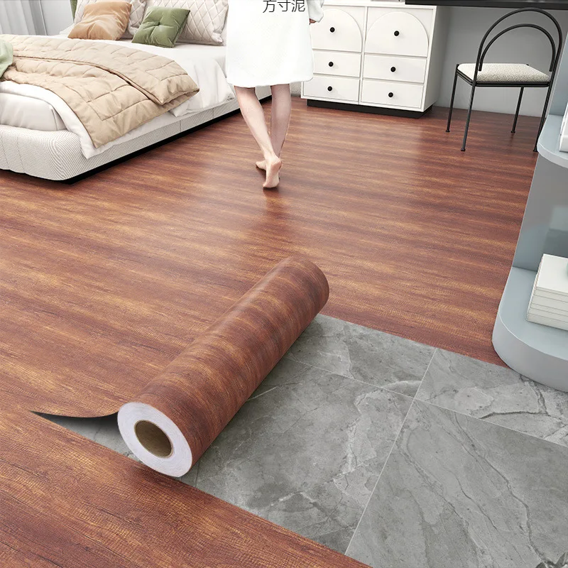 Self-Adhesive Wood Grain FlooringThick Waterproof PVC Floor Mat for Room Decoration, Home Decor, Anti-Slip Easy Instal 
Self-Adhesive Wood Grain FlooringThick Waterproof PVC Floor Mat for Room Decoration, Home Decor, Anti-Slip Easy Instal
