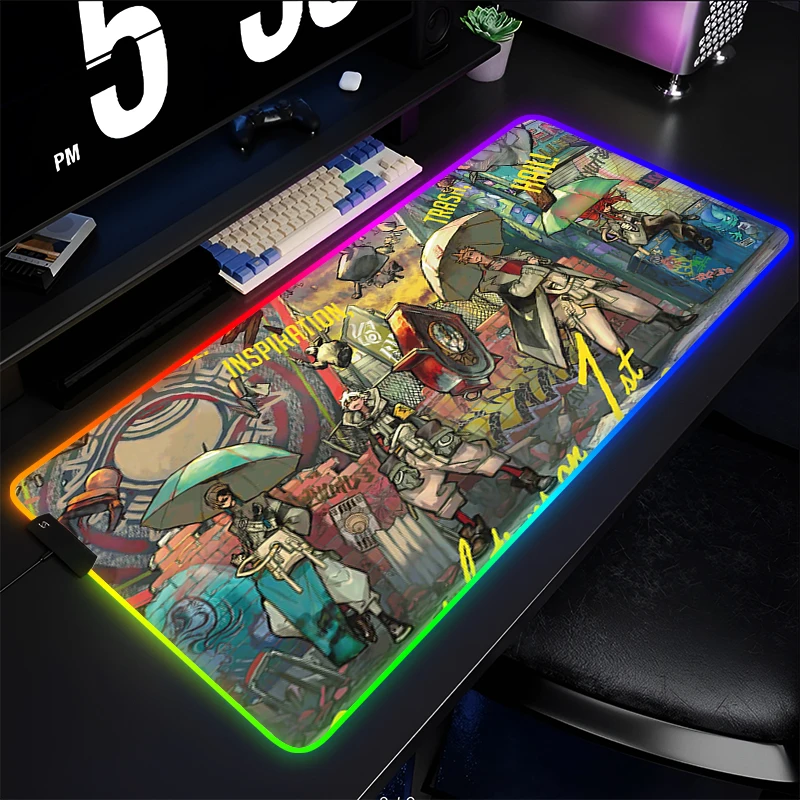 RGB Mouse Pad Gamer Keyboard Pad Japan Anime Desk Mouse Mat G-gachiakuta Rubber Tapis Souris Gaming Notbook PC LED Cool Mousepad
RGB Mouse Pad Gamer Keyboard Pad Japan Anime Desk Mouse Mat G-gachiakuta Rubber Tapis Souris Gaming Notbook PC LED Cool Mousepad