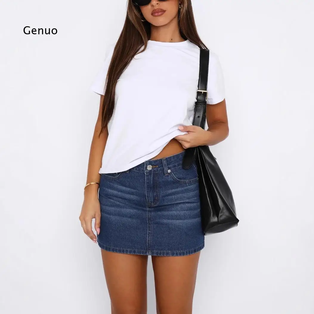 2026 Retro Denim Mini Skirt Stretch Fitted Jean Skirt Classic Casual Everyday Wear
2026 Retro Denim Mini Skirt Stretch Fitted Jean Skirt Classic Casual Everyday Wear