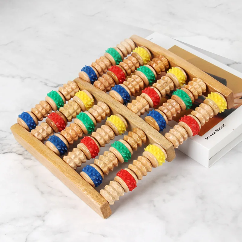 Colorful 6 Row Foot Wooden Roller Massager Foot Massage Wheel Foots Massage Wheel Foot Gift for Parents Massage Health Equipment
Colorful 6 Row Foot Wooden Roller Massager Foot Massage Wheel Foots Massage Wheel Foot Gift for Parents Massage Health Equipment