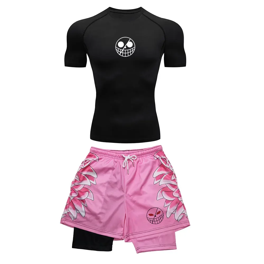 Men's Running Tracksuit Anime Print Training Fitness Sportswear Set Compression Leggings Sport Gym Performance Shorts Rash Guard
Men's Running Tracksuit Anime Print Training Fitness Sportswear Set Compression Leggings Sport Gym Performance Shorts Rash Guard