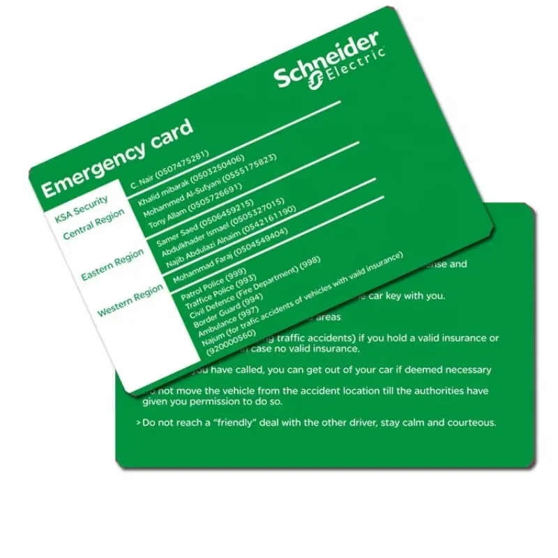 Colourful Customized Full Printing Glossy/matte Finished Plastic PVC Card