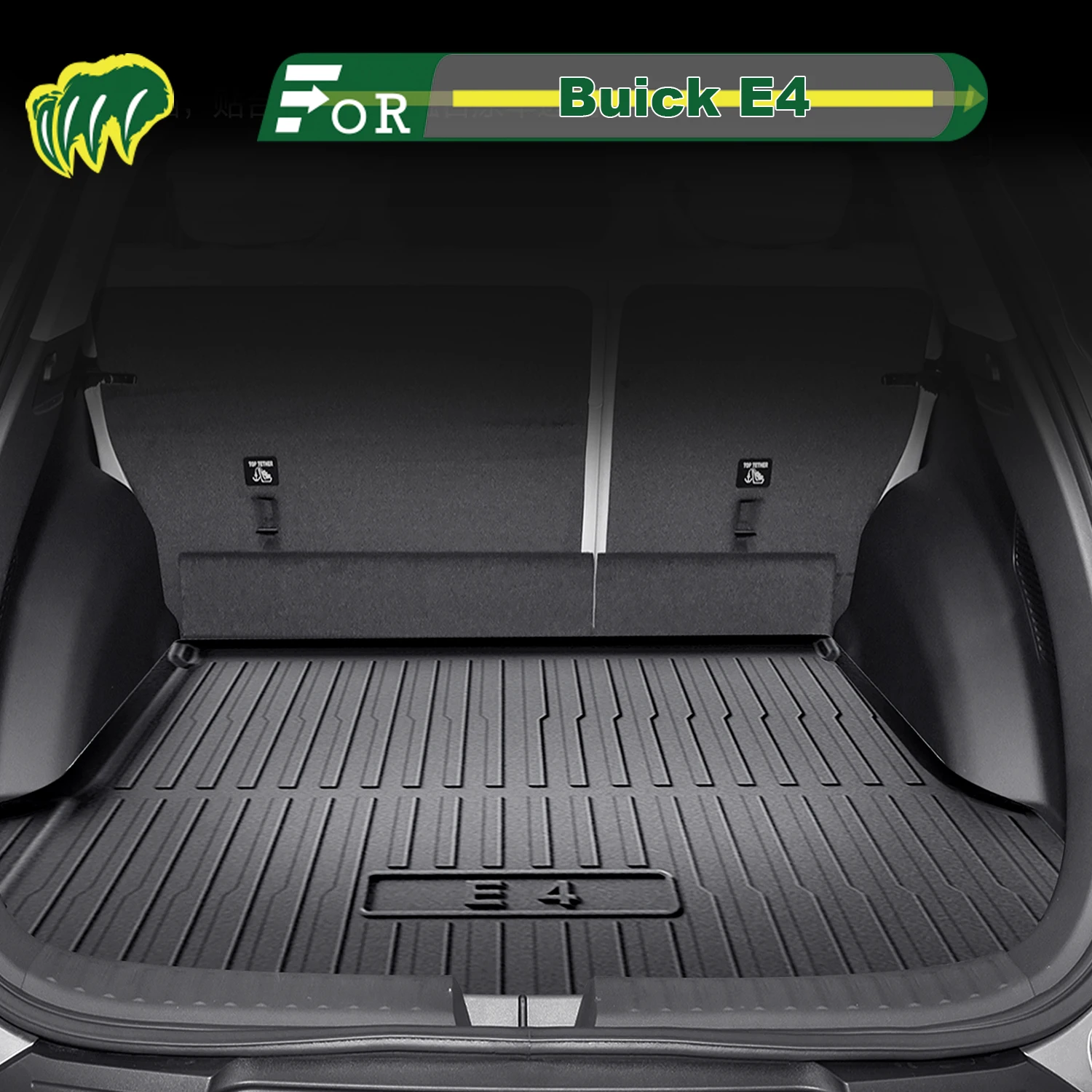 Для Buick E4 2023-2025 TPE индивидуальный коврик для багажника автомобиля всесезонный коврик для багажника 3D-образный коврик для багажника Защитный коврик для заднего багажника 
Для Buick E4 2023-2025 TPE индивидуальный коврик для багажника автомобиля всесезонный коврик для багажника 3D-образный коврик для багажника Защитный коврик для заднего багажника