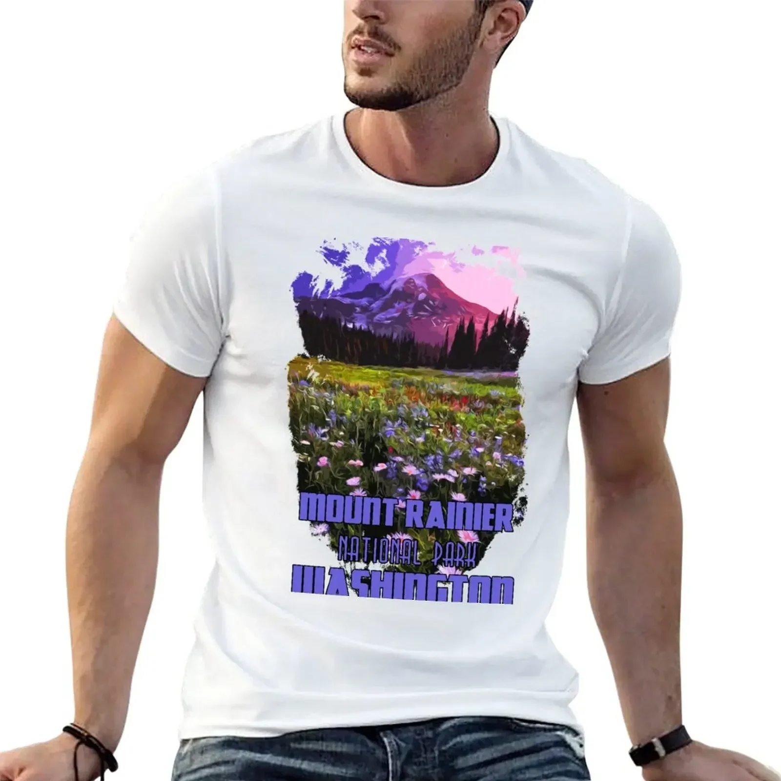 Washington, Mount Rainier National Park T-Shirt shirts graphic tee anime figures oversized graphic tee funny t shirts for men
Washington, Mount Rainier National Park T-Shirt shirts graphic tee anime figures oversized graphic tee funny t shirts for men
