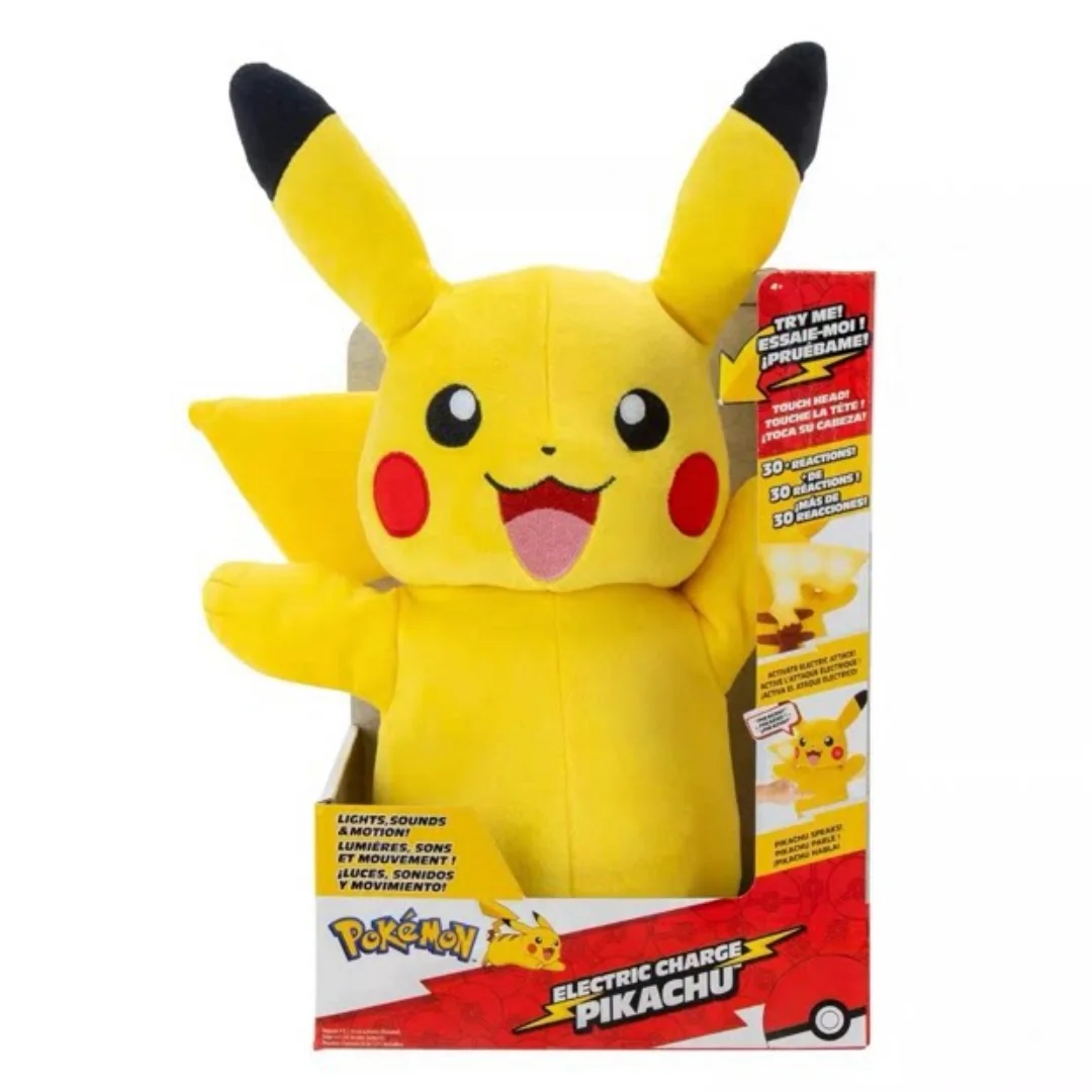 Japanese Pokemon Pikachu Plush Toy with Sound and Light - Interactive Stuffed Animal Doll for Kids Gift
Japanese Pokemon Pikachu Plush Toy with Sound and Light - Interactive Stuffed Animal Doll for Kids Gift