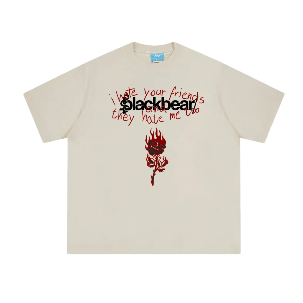 2025 NEW Burning Rose Tee Singer Blackbear 's Same Style 100%Cotton Fashion ComfortableTops Harajuku Summer Round Neck Camisetas
2025 NEW Burning Rose Tee Singer Blackbear 's Same Style 100%Cotton Fashion ComfortableTops Harajuku Summer Round Neck Camisetas