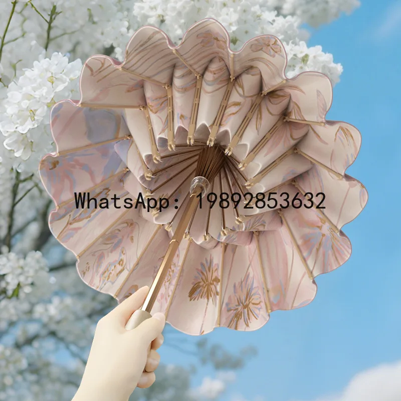 PYJ retro high-value 16 bone color glue sun umbrella girls sunscreen UV protection parasol
PYJ retro high-value 16 bone color glue sun umbrella girls sunscreen UV protection parasol