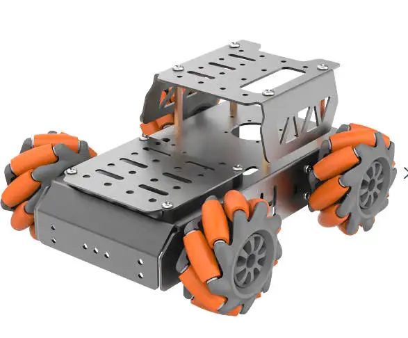 Hiwonder Mecanum Wheel Chassis Car Kit with TT Motor, Aluminum Alloy Frame, Smart Car Kit for DIY Education Robot Car Kit
Hiwonder Mecanum Wheel Chassis Car Kit with TT Motor, Aluminum Alloy Frame, Smart Car Kit for DIY Education Robot Car Kit