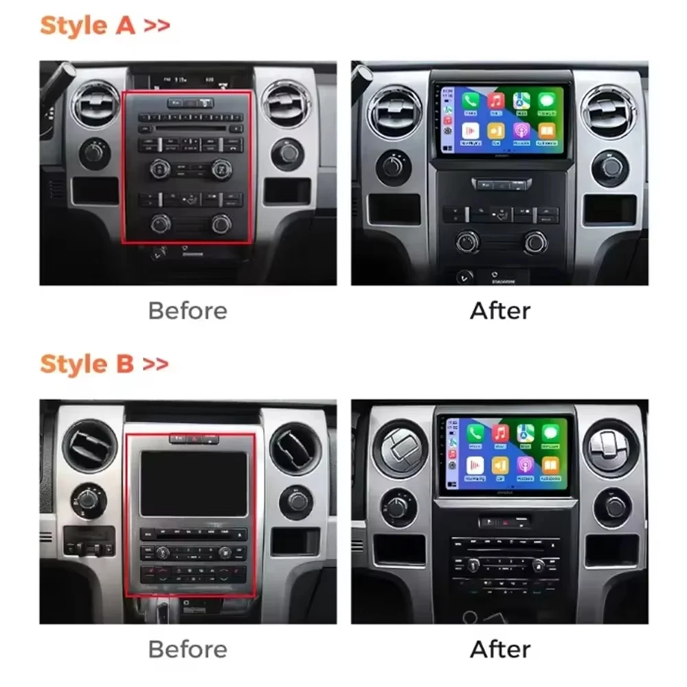 9" Android 13.0 For Ford F150 2009-2014 4+64GB Multimedia Car GPS Navigation Player Radio Tape Recoder Head Unit DSP For Carplay
9" Android 13.0 For Ford F150 2009-2014 4+64GB Multimedia Car GPS Navigation Player Radio Tape Recoder Head Unit DSP For Carplay