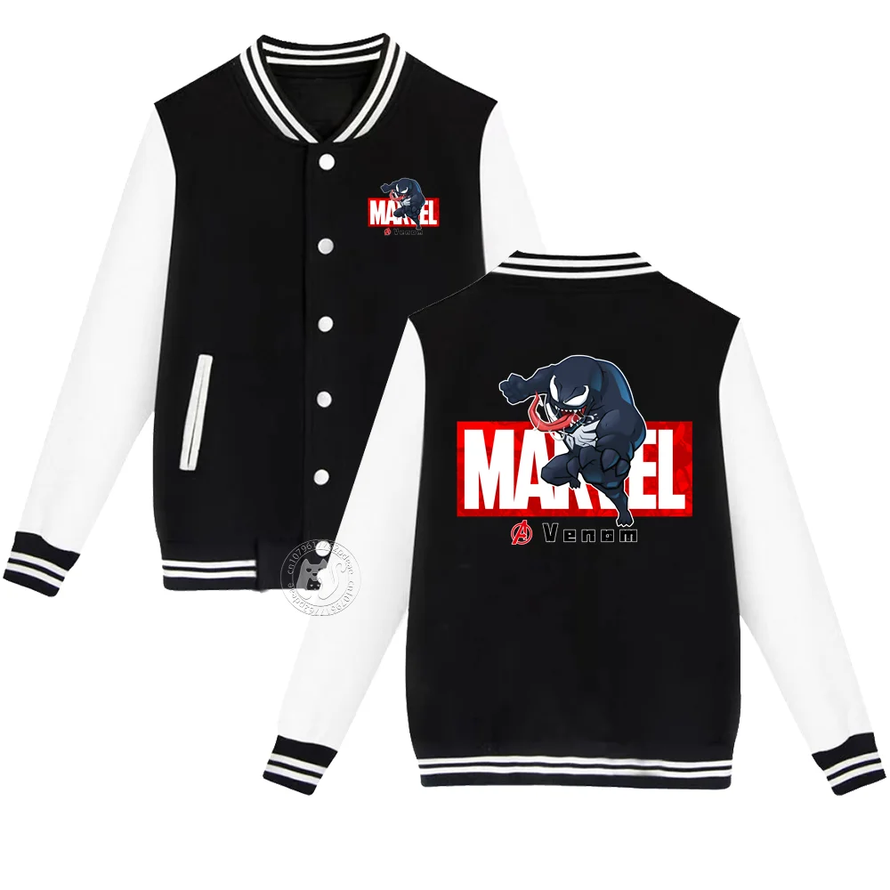 Kids Fall/Winter Thickened Thermal Jacket Superhero Venom Print Baseball uniform Base coat for boys and girls ages 2-14
Kids Fall/Winter Thickened Thermal Jacket Superhero Venom Print Baseball uniform Base coat for boys and girls ages 2-14