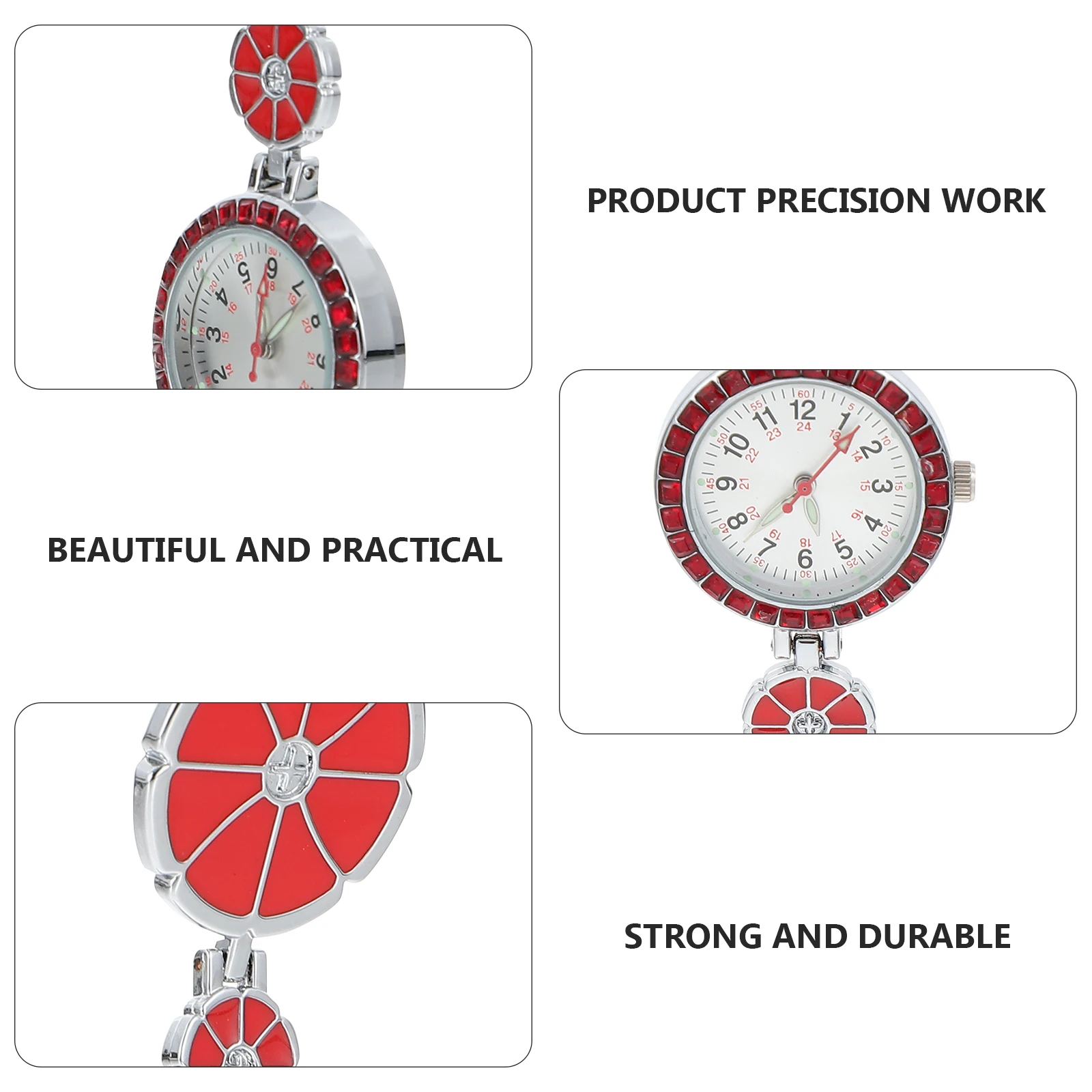 Luminous Nurse Pocket Clip-On Fob Watch For Women Men Durable -In-Dark Hanging Timepiece For Nurses 
Luminous Nurse Pocket Clip-On Fob Watch For Women Men Durable -In-Dark Hanging Timepiece For Nurses