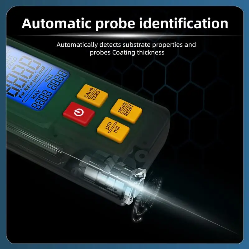 Coating Thickness Gauge Rechargeable 0.1Micrometre/0-1500Μm Fe/Nfe MAX/MIN Zero Measuring T2X-EBTN Display Durable Easy Install
Coating Thickness Gauge Rechargeable 0.1Micrometre/0-1500Μm Fe/Nfe MAX/MIN Zero Measuring T2X-EBTN Display Durable Easy Install
