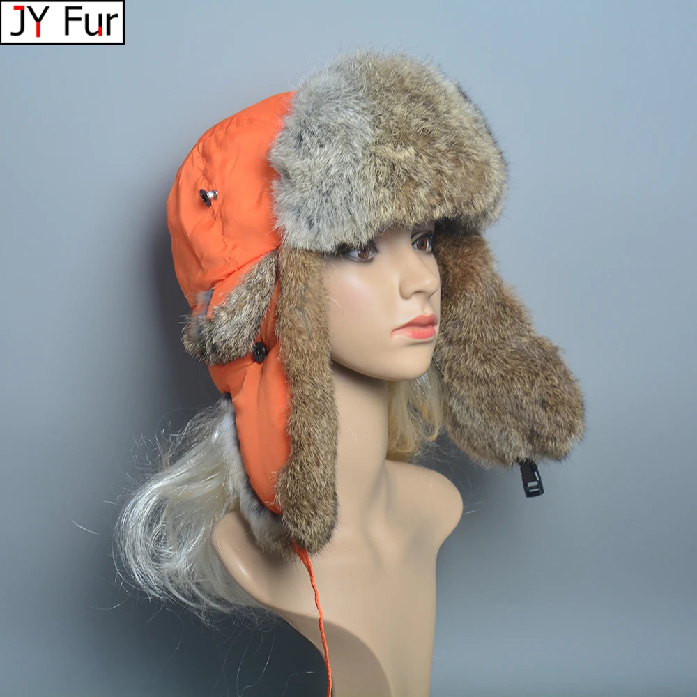 Hot Sale Women Winter Full Pelt Real Rabbit Fur Hat 100% Natural Soft Rabbit Fur Cap Russian Lady Outdoor Warm Rabbit Fur Hats
Hot Sale Women Winter Full Pelt Real Rabbit Fur Hat 100% Natural Soft Rabbit Fur Cap Russian Lady Outdoor Warm Rabbit Fur Hats