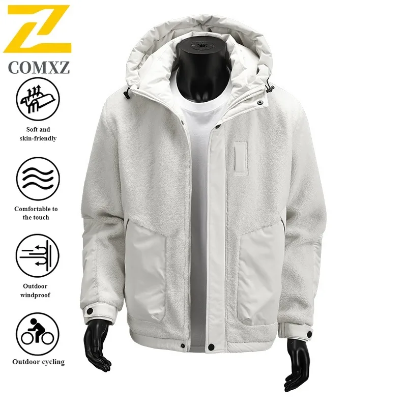 Winter Men's American Style Windbreaker Fleece Lined Coat Workwear Jacket Loose Waterproof Windproof Fit Hiking Camping Fishing 
Winter Men's American Style Windbreaker Fleece Lined Coat Workwear Jacket Loose Waterproof Windproof Fit Hiking Camping Fishing