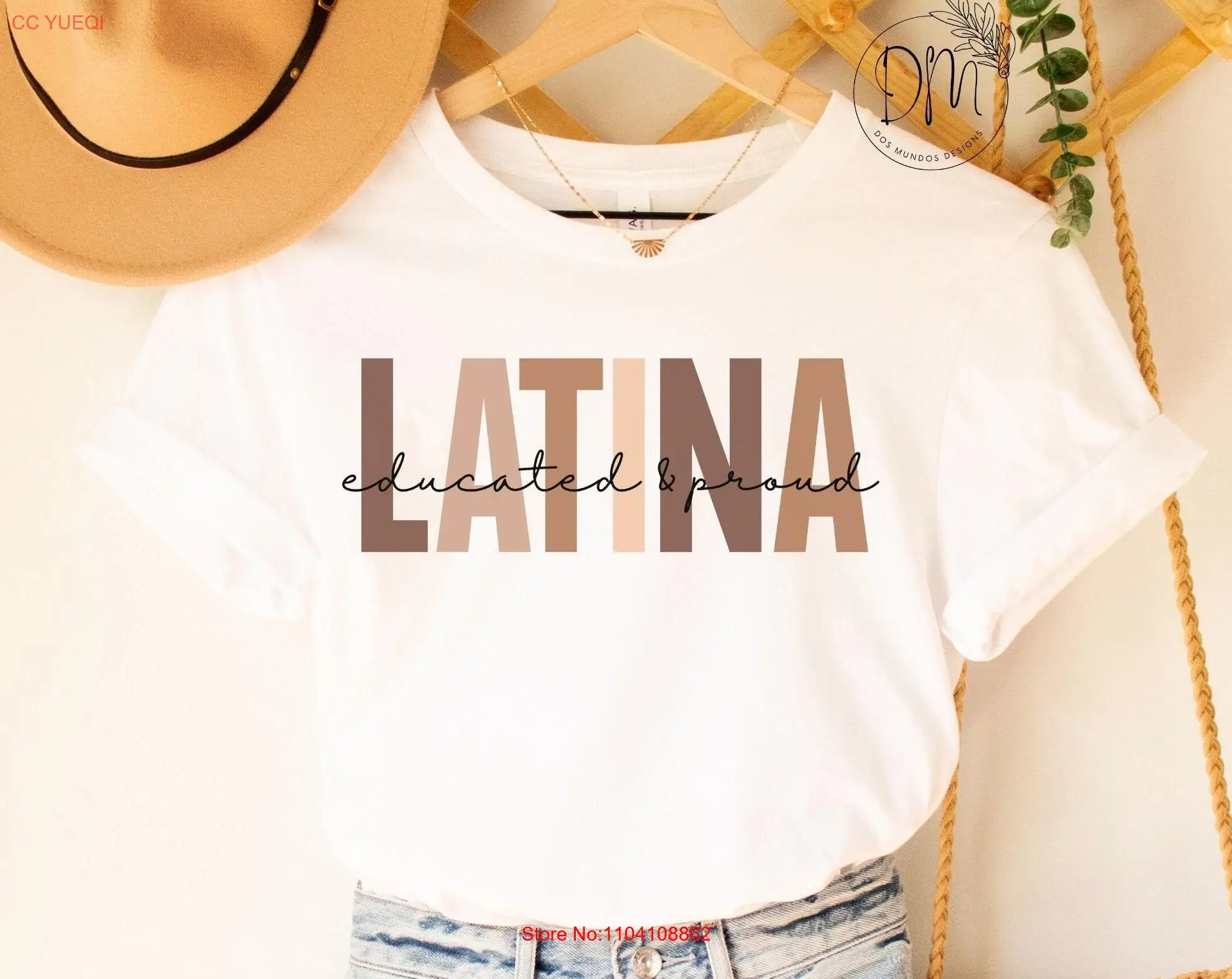 Educated Latina T Shirt Power Mujer AF Grad Chingona Con Diploma Feminist long or short sleeves
Educated Latina T Shirt Power Mujer AF Grad Chingona Con Diploma Feminist long or short sleeves