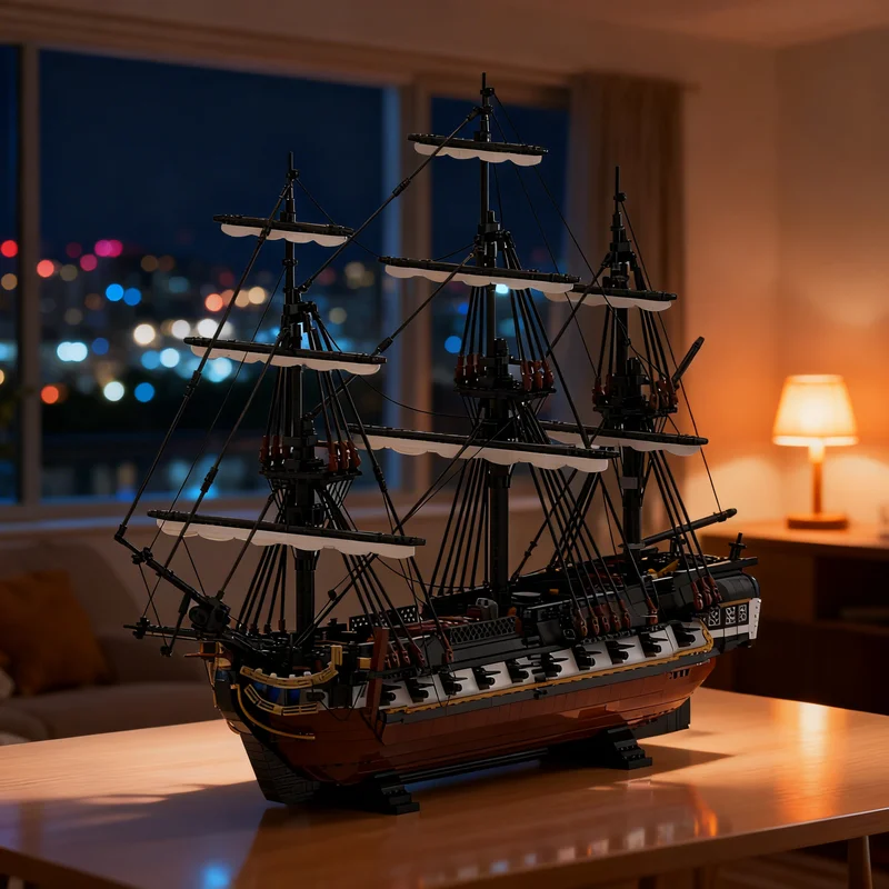 5433 детали MOC USS Enterprise: Модель корабля пиратов, конструктор, креативный подарок, декор для демонстрации, сборная модель премиум-класса для взрослых и детей, для дома и офиса
5433 детали MOC USS Enterprise: Модель корабля пиратов, конструктор, креативный подарок, декор для демонстрации, сборная модель премиум-класса для взрослых и детей, для дома и офиса