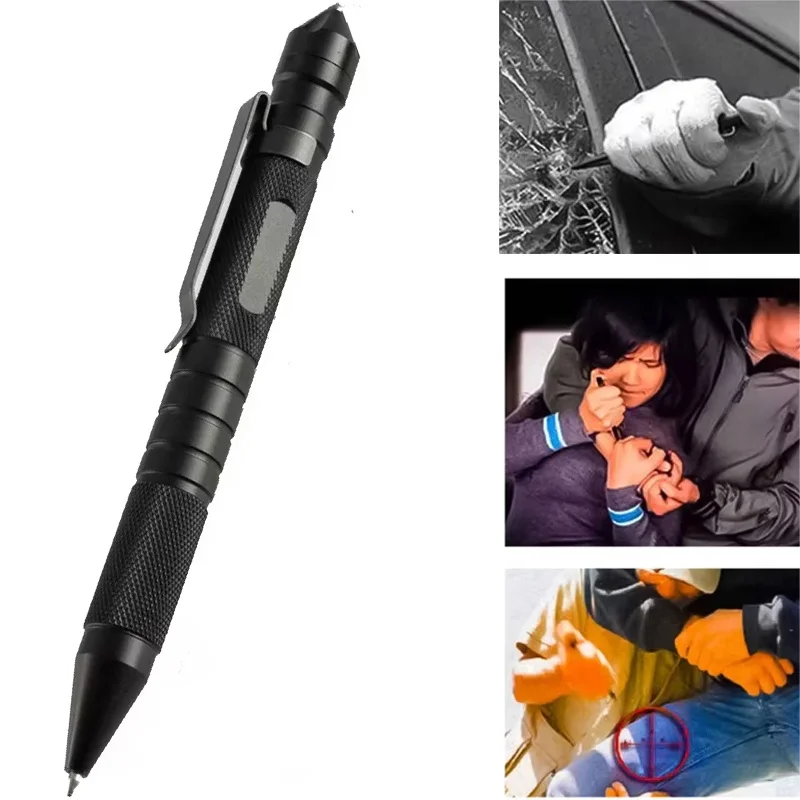 Multifunction Military Tactical Pen School Office Ballpoint Pen Metal Emergency Glass Breaker Pen Self Defense EDC Tool Supplies
Multifunction Military Tactical Pen School Office Ballpoint Pen Metal Emergency Glass Breaker Pen Self Defense EDC Tool Supplies