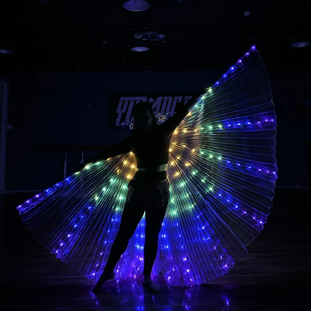Adult Wings LED Lights Men Women Nightclub Stage Performance Accessories Carnival Festival Belly Dancer Show Prop Fairy Cosplay
Adult Wings LED Lights Men Women Nightclub Stage Performance Accessories Carnival Festival Belly Dancer Show Prop Fairy Cosplay