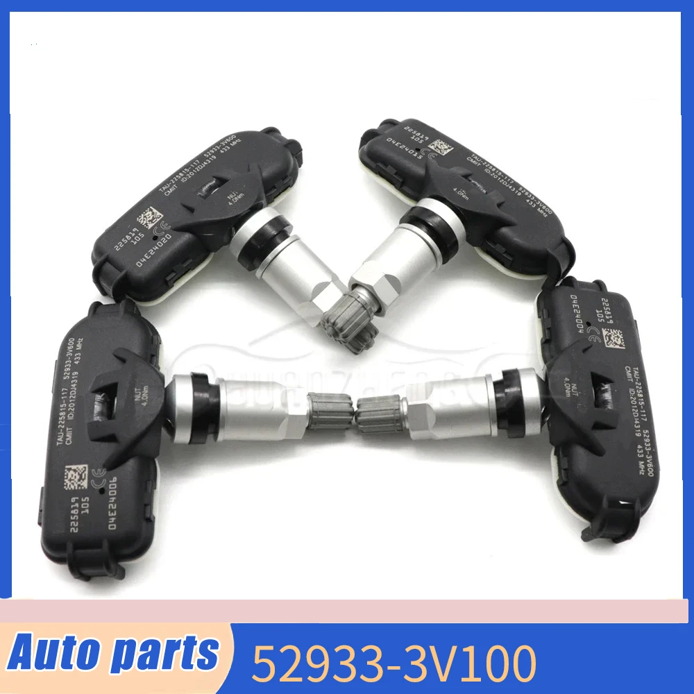 52933-3V100 For HYUNDAI Azera 11 i40 VF ix35 2.0L GT 1.6L Sunrunner 1.6L 434MHZ 4 PCS Tire Pressure Monitor Sensor TPMS
52933-3V100 For HYUNDAI Azera 11 i40 VF ix35 2.0L GT 1.6L Sunrunner 1.6L 434MHZ 4 PCS Tire Pressure Monitor Sensor TPMS