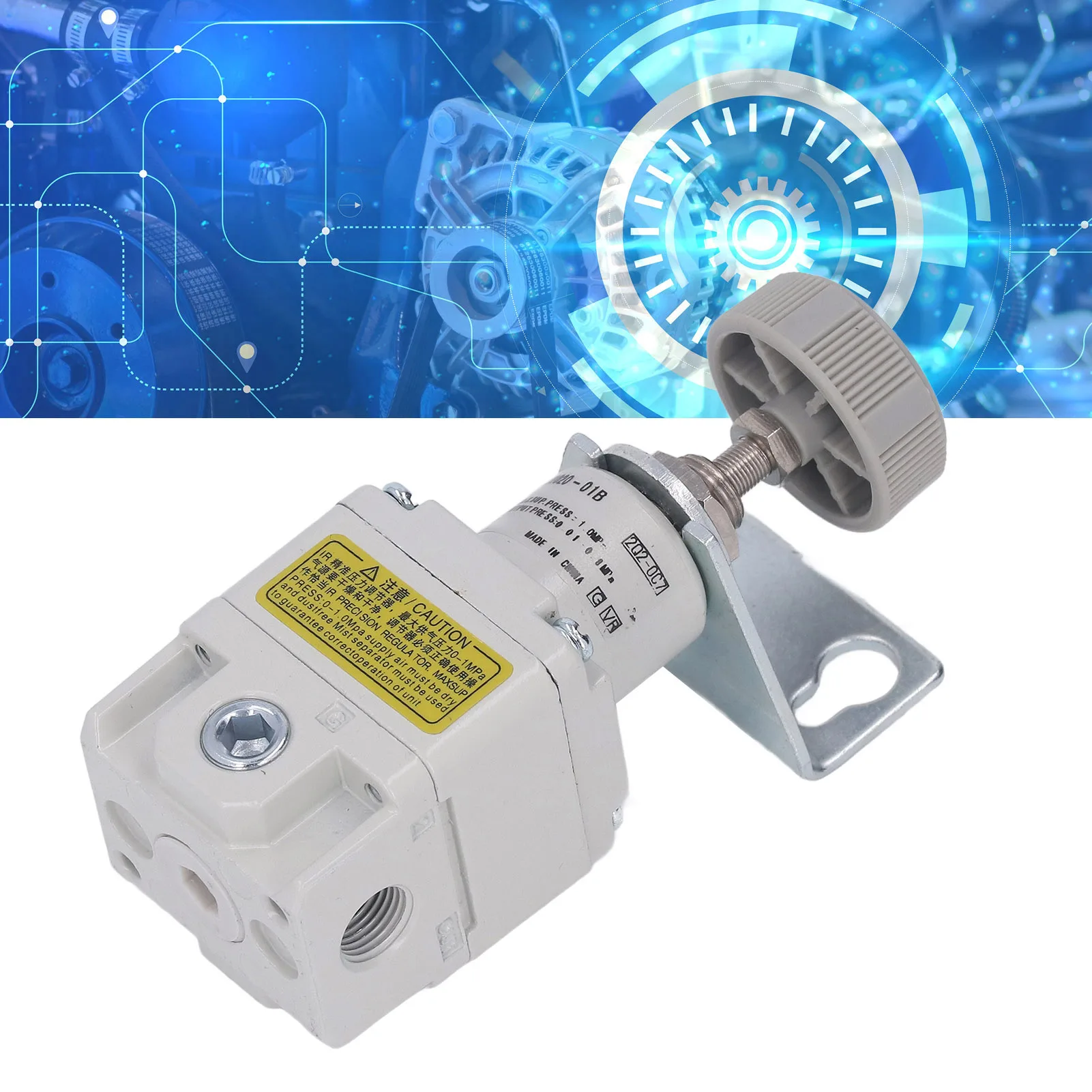 Pneumatic Compressed Air Regulator Valve with Bracket High Accuracy Pressure Reducing Valve Compressed Air Regulator Valve
Pneumatic Compressed Air Regulator Valve with Bracket High Accuracy Pressure Reducing Valve Compressed Air Regulator Valve