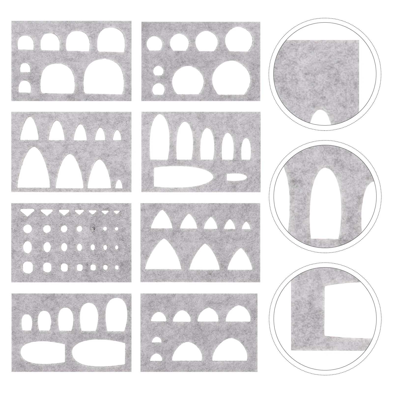 8Pcs Woolen Shaping Mould Felt Template Crafts Diy Felting Needle Kit Stencil Applique Tool Handicraft Felt Craft Package
8Pcs Woolen Shaping Mould Felt Template Crafts Diy Felting Needle Kit Stencil Applique Tool Handicraft Felt Craft Package
