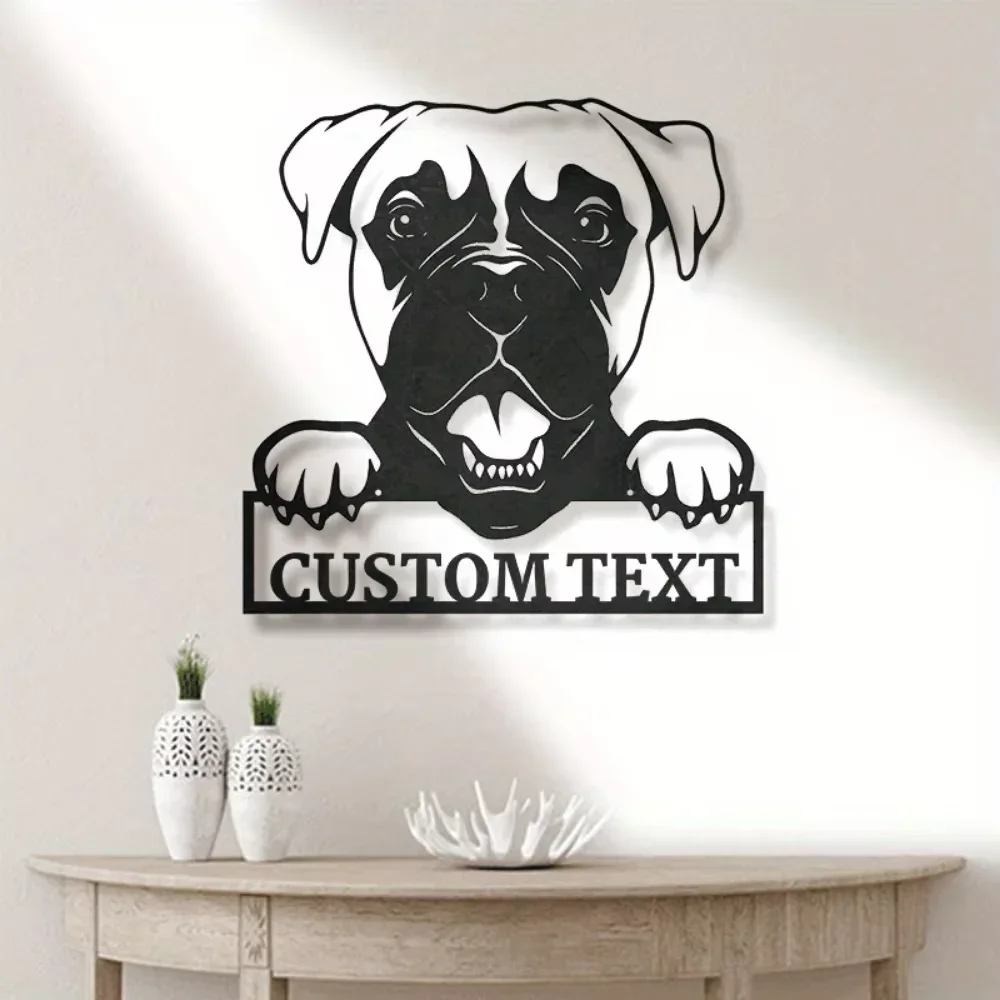 Изготовленный на заказ металлический знак Ironwork-Boxer Dog по индивидуальному заказу с персонализированным декором для любителей собак, отличный подарок, современный дизайн, высокое качество
Изготовленный на заказ металлический знак Ironwork-Boxer Dog по индивидуальному заказу с персонализированным декором для любителей собак, отличный подарок, современный дизайн, высокое качество