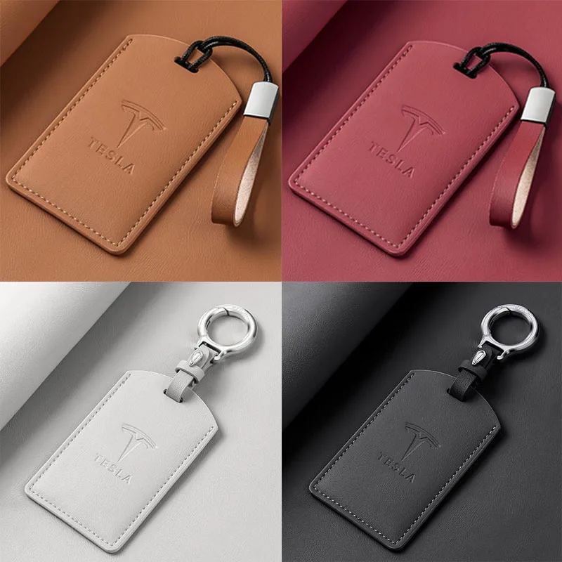 Кожаный автомобильный защитный чехол для карт NFC, сумка для ключей, держатель для Tesla Model X S Model Y 3, Roadster P85D P90D P100D, аксессуары 
Кожаный автомобильный защитный чехол для карт NFC, сумка для ключей, держатель для Tesla Model X S Model Y 3, Roadster P85D P90D P100D, аксессуары