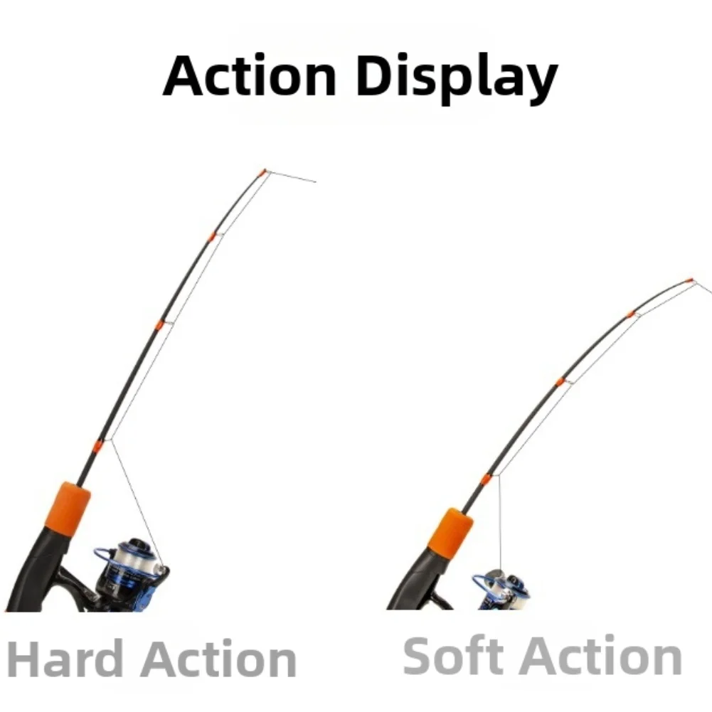 Двухсекционное удилище для зимней рыбалки с двухцветным дизайном из цельного карбона, идеально подходящее для портативного использования во время зимней рыбалки.
Двухсекционное удилище для зимней рыбалки с двухцветным дизайном из цельного карбона, идеально подходящее для портативного использования во время зимней рыбалки.