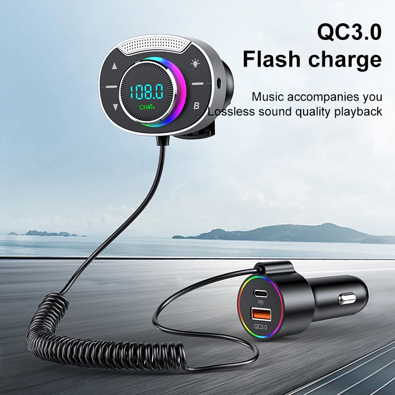 Car Bluetooth 5.0 FM Transmitter MP3 Music Player PD 30W QC3.0 Fast Charger Wireless Handsfree Audio Receiver
Car Bluetooth 5.0 FM Transmitter MP3 Music Player PD 30W QC3.0 Fast Charger Wireless Handsfree Audio Receiver