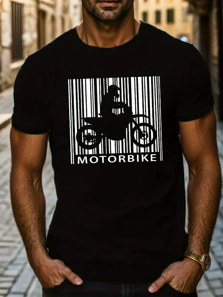 MOTORBIKE pattern design -100% cotton summer O-neck short sleeve casual printed T-shirt
MOTORBIKE pattern design -100% cotton summer O-neck short sleeve casual printed T-shirt