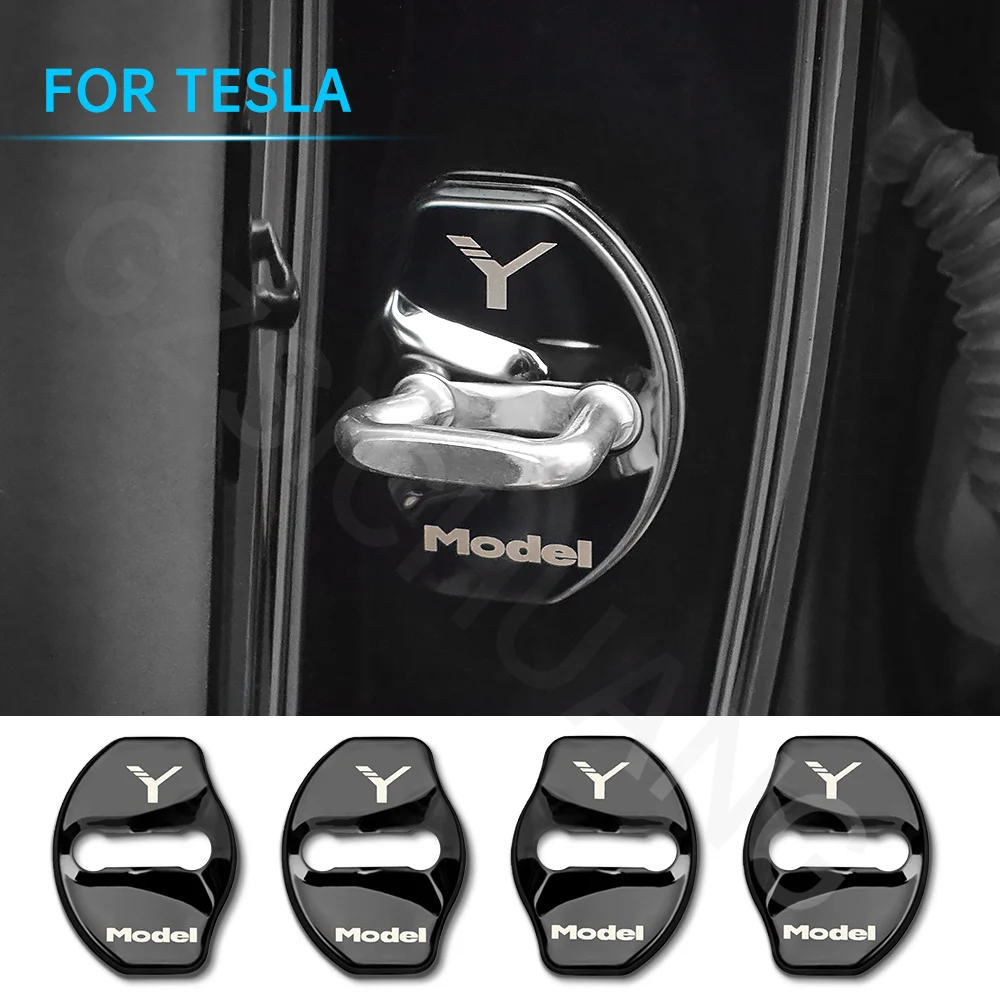 For Tesla Model 3 Y 2019-2023 Car Door Lock Buckle Decorative Sticker Door Lock Self-Adhesive Protective Cover Car Accessories
For Tesla Model 3 Y 2019-2023 Car Door Lock Buckle Decorative Sticker Door Lock Self-Adhesive Protective Cover Car Accessories