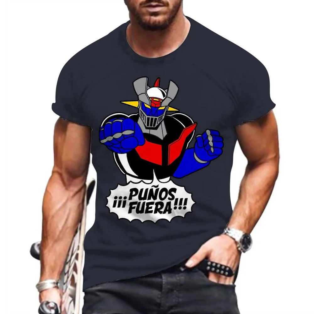Футболка Mazinger Z мужская оверсайз, модная рубашка с коротким рукавом, уличный Топ в стиле Харадзюку, с круглым вырезом, для спортзала, лето 2023
Футболка Mazinger Z мужская оверсайз, модная рубашка с коротким рукавом, уличный Топ в стиле Харадзюку, с круглым вырезом, для спортзала, лето 2023