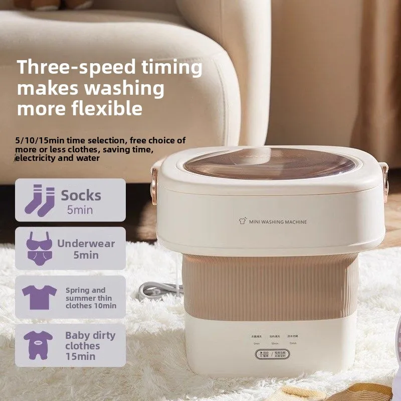 Daewoo Mini Folding Washing Machine with Heating & Timing for Underwear Panties Socks-Special Cleaning Tool for Lazy Persons
Daewoo Mini Folding Washing Machine with Heating & Timing for Underwear Panties Socks-Special Cleaning Tool for Lazy Persons