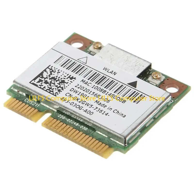 A52B DW1901 AR5B22 Беспроводная половина мини-карты PCI-E Двойная полоса 2.4+5G 300M 802.11a/b/g/n Wi-Fi Bluetooth-совместимая
A52B DW1901 AR5B22 Беспроводная половина мини-карты PCI-E Двойная полоса 2.4+5G 300M 802.11a/b/g/n Wi-Fi Bluetooth-совместимая