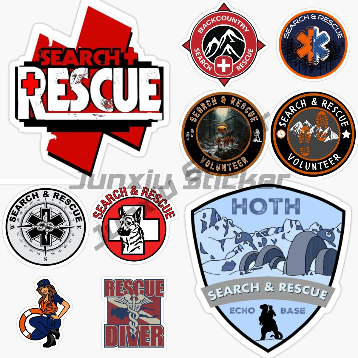 SEARCH RESCUE Car Stickers Personality Decal Vinyl Material Suitable for VAN RV JDM Decoration Accessories
SEARCH RESCUE Car Stickers Personality Decal Vinyl Material Suitable for VAN RV JDM Decoration Accessories