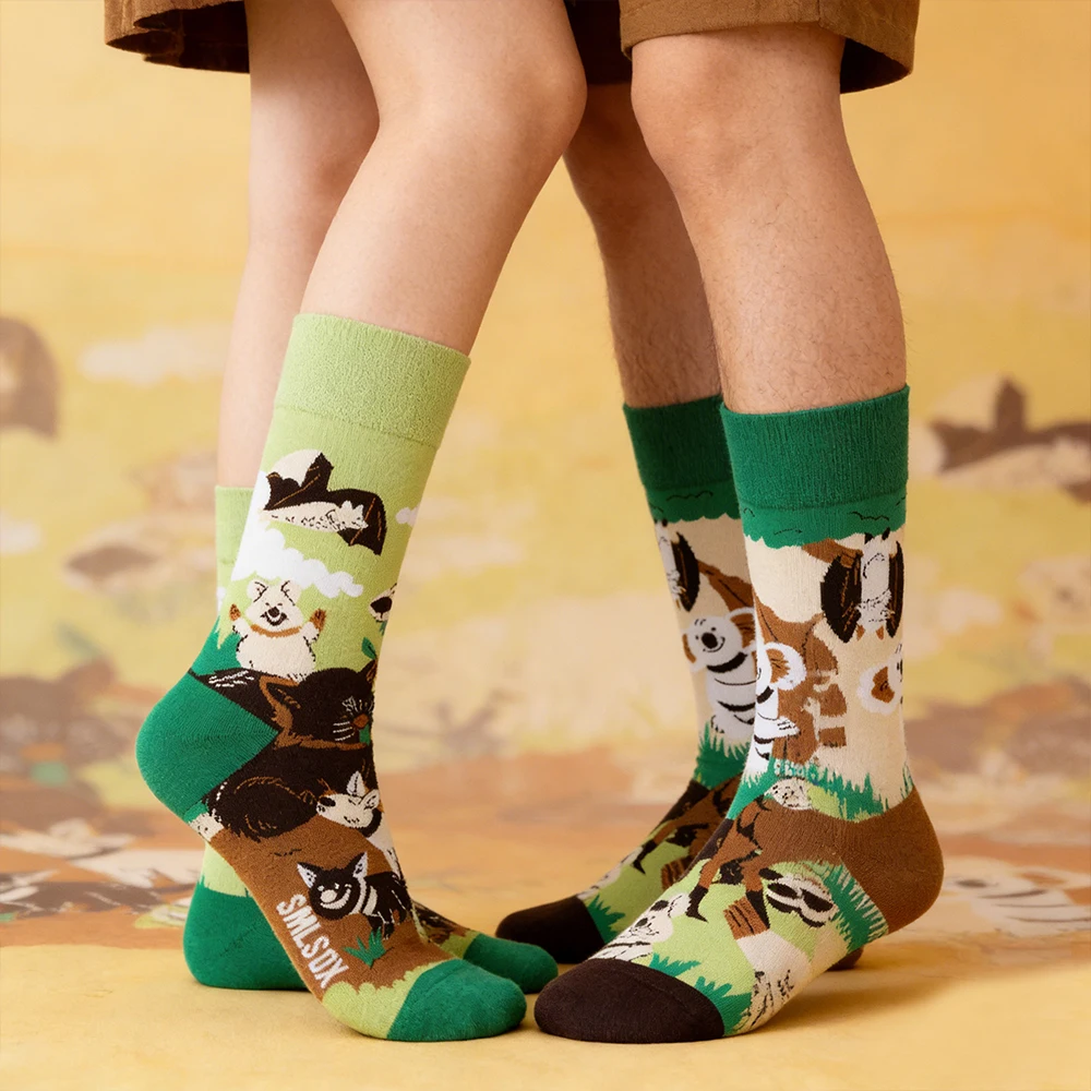 3 Pair Man Women Sock Original AB Tide Socks Colorful Cat Dog Koala Cow Cotton Socks Four Seasons Unisex Socks for Birthday Gift
3 Pair Man Women Sock Original AB Tide Socks Colorful Cat Dog Koala Cow Cotton Socks Four Seasons Unisex Socks for Birthday Gift