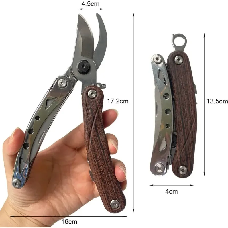 6 in 1 Gardening Heavy Duty Tools for Fresh Branches Scissors Hand Pruning Shears with Saw,Bark Shovel and Safety Lock
6 in 1 Gardening Heavy Duty Tools for Fresh Branches Scissors Hand Pruning Shears with Saw,Bark Shovel and Safety Lock