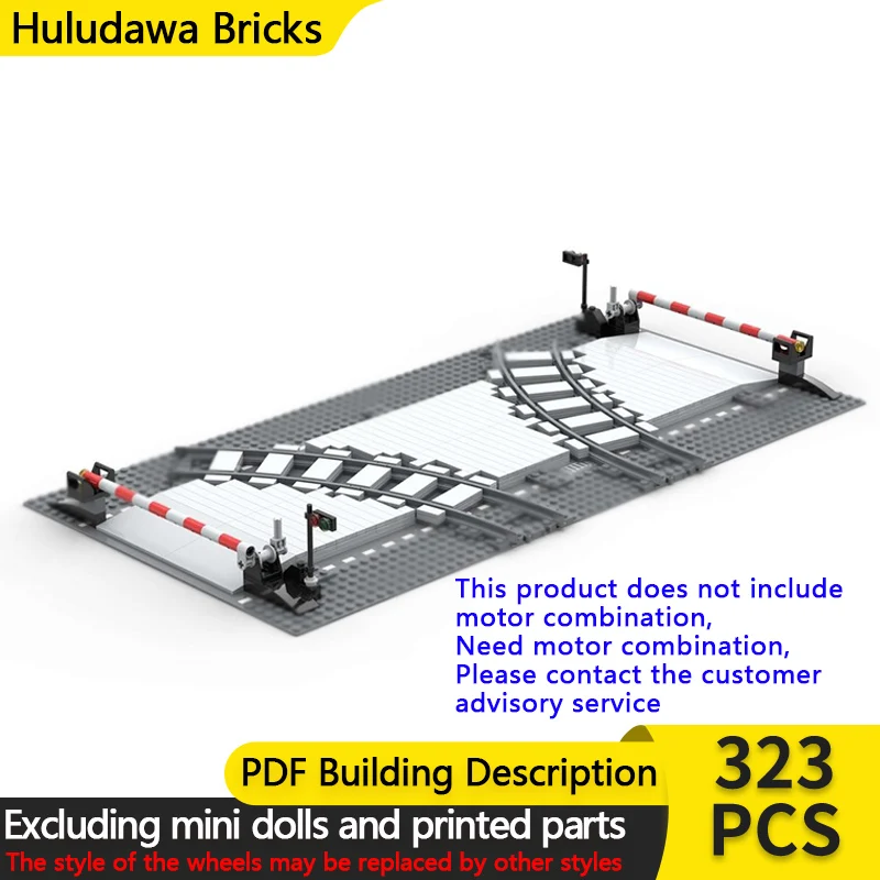 City Street View Model MOC Building Bricks Railroad Crossing Modular Technology Children Holiday Gifts Assemble Toys Suit
City Street View Model MOC Building Bricks Railroad Crossing Modular Technology Children Holiday Gifts Assemble Toys Suit