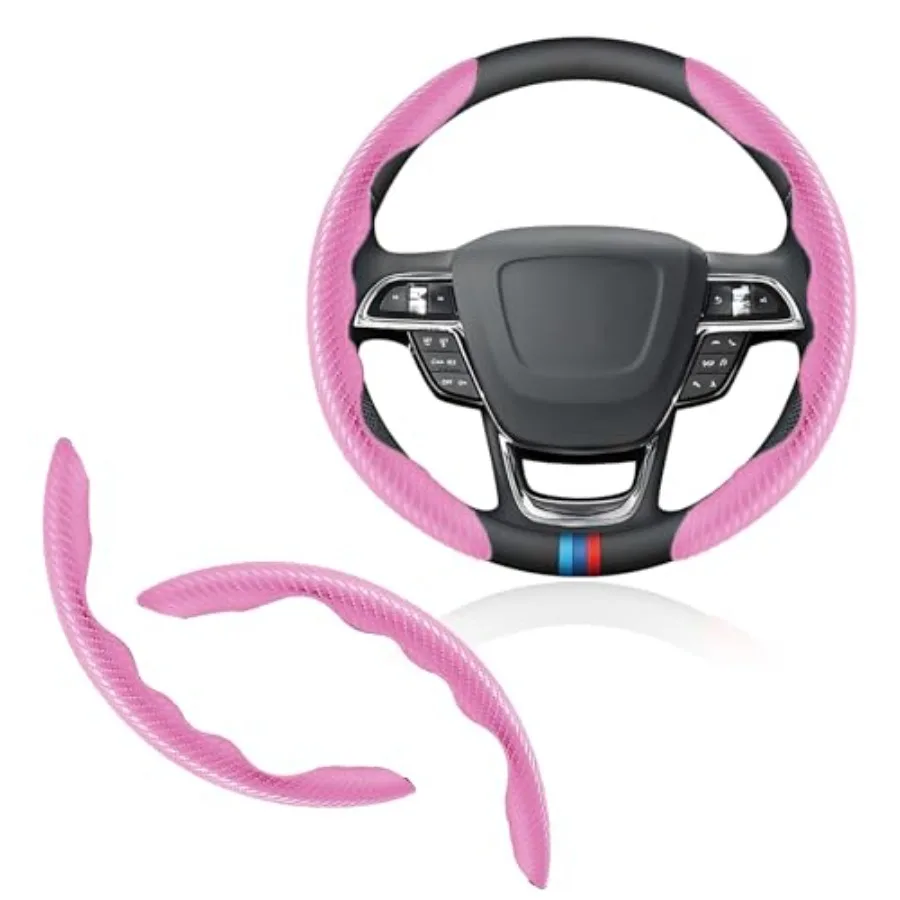 Universal Fit Carbon Fiber Steering Wheel Cover Segmented Steering Wheel Protector Carbon Fiber Anti-Skid Steering Wheel Cover
Universal Fit Carbon Fiber Steering Wheel Cover Segmented Steering Wheel Protector Carbon Fiber Anti-Skid Steering Wheel Cover