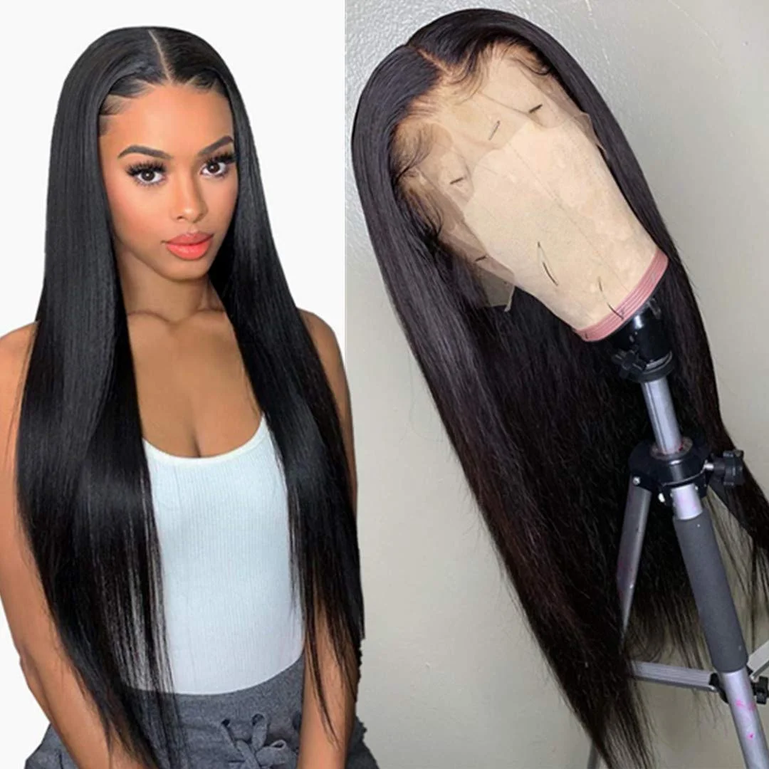 30Inch Bone Straight 13x6x1 Lace Frontal Wig For Women 180% Black Human Hair Wigs T Part Frontal Lace Wig Human Hair
30Inch Bone Straight 13x6x1 Lace Frontal Wig For Women 180% Black Human Hair Wigs T Part Frontal Lace Wig Human Hair
