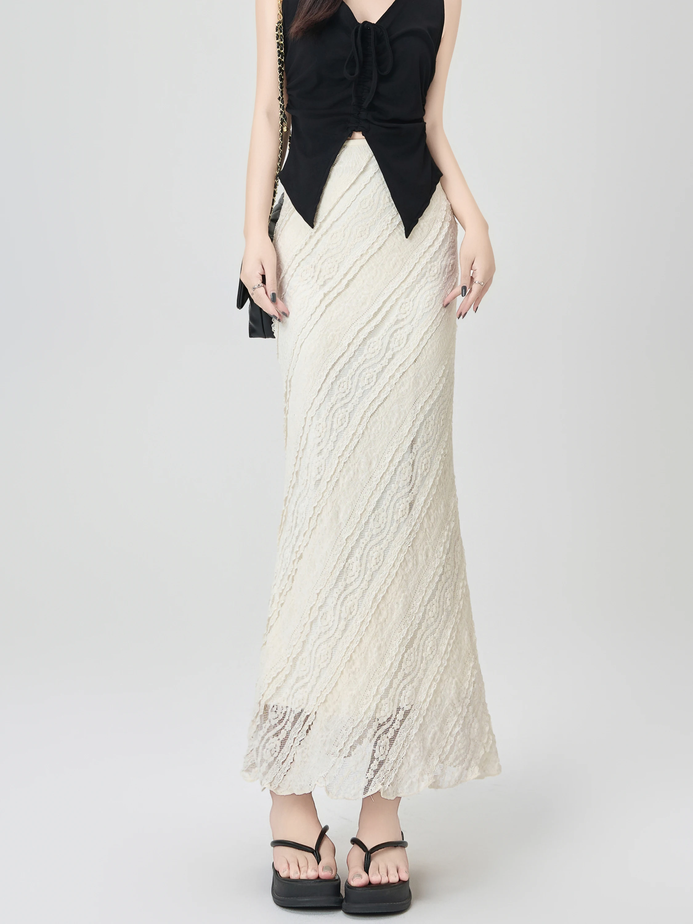 High Waist Slim Fit Long Lace Embroidery Half Skirt Women's Summer 2026 New Style Fish Tail Skirt Bodycon Skirt
High Waist Slim Fit Long Lace Embroidery Half Skirt Women's Summer 2026 New Style Fish Tail Skirt Bodycon Skirt
