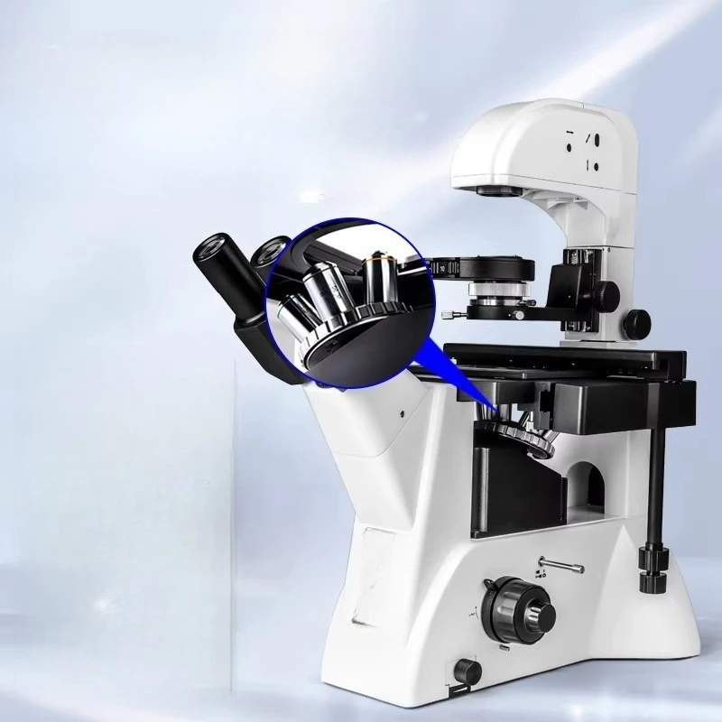 Trinocular high definition scientific research infinity flat field inverted biological microscope phase contrast
Trinocular high definition scientific research infinity flat field inverted biological microscope phase contrast