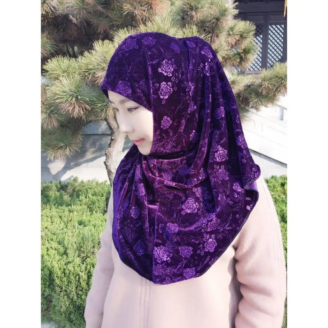 Muslim Women Printed Velvet One Piece Hijab Long Full Head Turban Soft Elastic Islamic Daily Headscarf
Muslim Women Printed Velvet One Piece Hijab Long Full Head Turban Soft Elastic Islamic Daily Headscarf