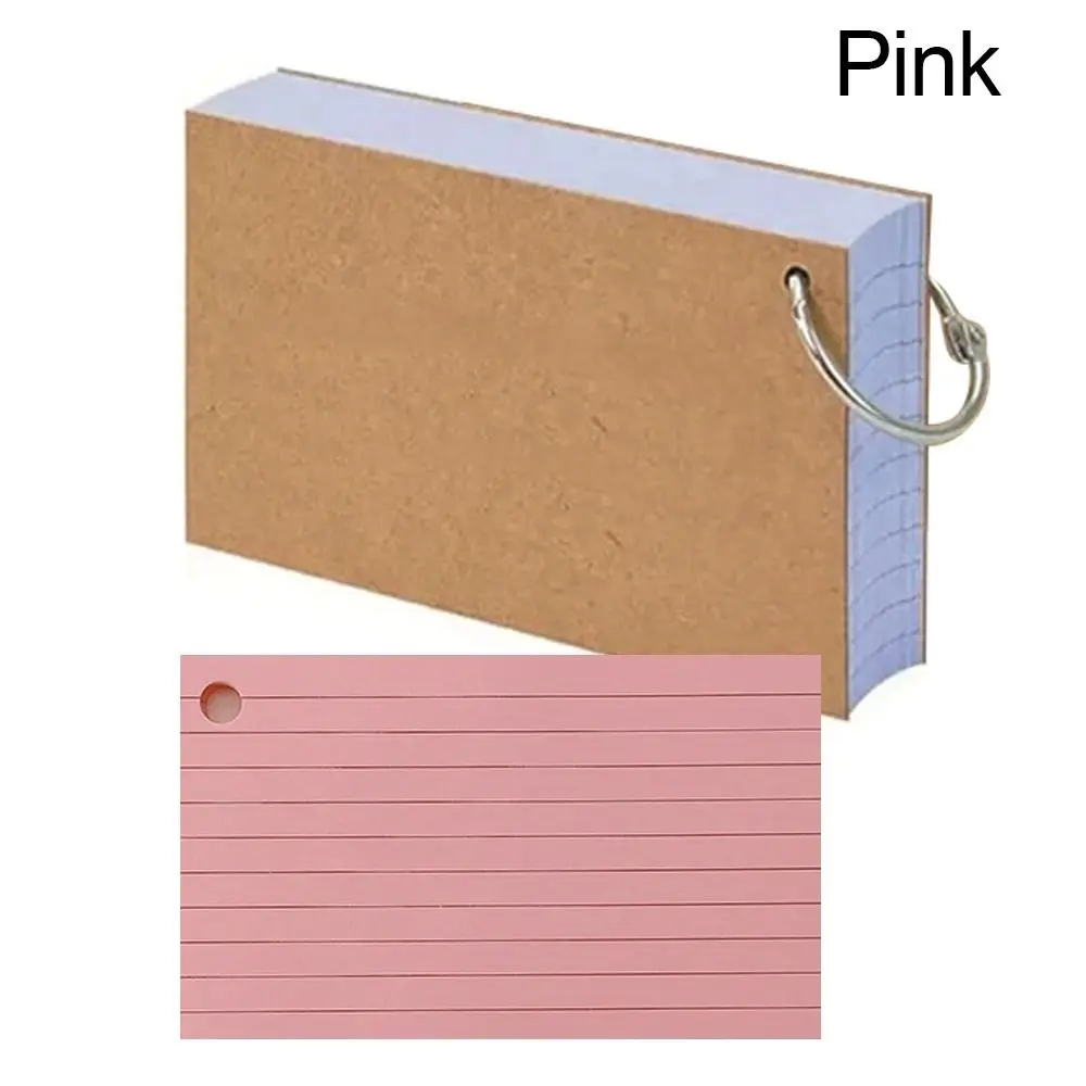 Durable Horizontal Line Binder Memo Book Loose-Leaf With Cover Loose-Leaf Index Cards Double-sided Revision Cards Study
Durable Horizontal Line Binder Memo Book Loose-Leaf With Cover Loose-Leaf Index Cards Double-sided Revision Cards Study
