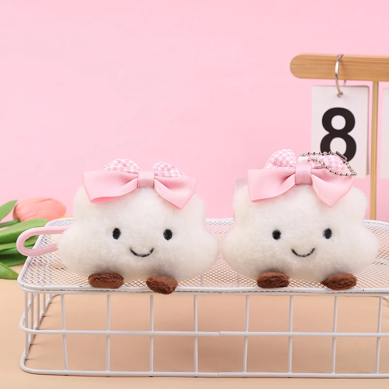 Cute Bow Clouds Plush Keyrings Kawaii Cloud Stuffed Doll Keychain Girls Bag Pendant Backpack Hanging Decor Car Key Accessories
Cute Bow Clouds Plush Keyrings Kawaii Cloud Stuffed Doll Keychain Girls Bag Pendant Backpack Hanging Decor Car Key Accessories