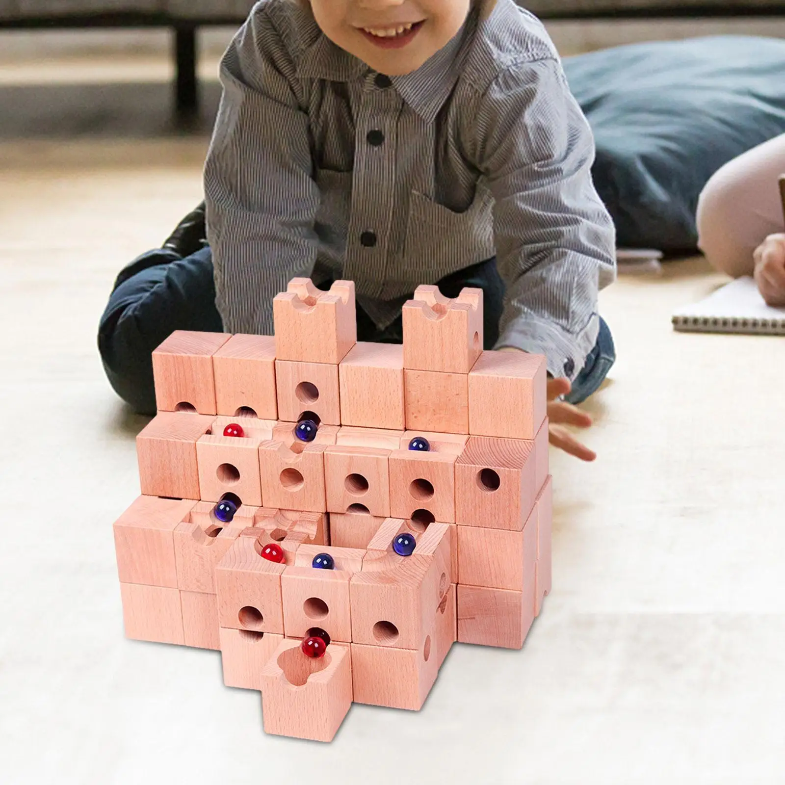 Marble Run Maze Toy Educational Building Blocks Hobbies Toy 3D Wooden Puzzle for Birthday Gift Holiday Home Decor Hobby Ornament
Marble Run Maze Toy Educational Building Blocks Hobbies Toy 3D Wooden Puzzle for Birthday Gift Holiday Home Decor Hobby Ornament